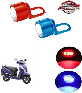 Autoinnovation Motorcycle Strobe Flasher Dual Blinking LED Light for TVS Jupiter 125 _461 Parking Light Motorbike LED for TVS (12 V, 15 W)