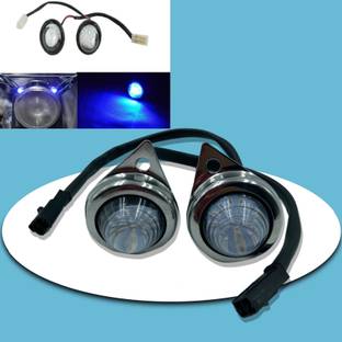 Moterix PARKING LED EYES BLUE COLOR FOR ROYAL ENFIELD CLASSIC MODEL’S MADE IN INDIA Parking Light Motorbike LED for Royal Enfield (12 V, 12 W)