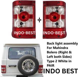 INDO-BEST INDO BEST-TAIL LIGHT BOLERO T-2 Tail Light Car Halogen for Mahindra (12 V, 20 W)