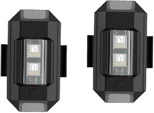Pa 7 Color LED Flashing Strobe Light Rechargeable Mini Signal Warning Strobe Light Brake Light Car, Motorbike LED (5 V, 12 W)