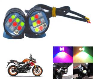 Autoinnovation Waterproof Original 12V LED Strobe Flash Warning Brake Lights-L1_69 Indicator Light Motorbike LED for Honda (12 V, 18 W)
