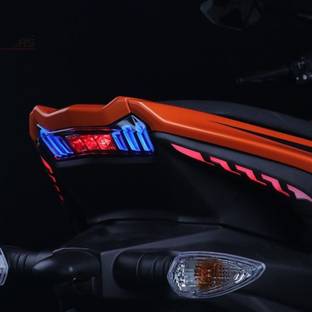Vagary Tail Light for Yamaha Aerox 155/ NVX 155 With Flowing Turn Signal Indicator Tail Light Motorbike LED for Yamaha (12 V, 15 W)