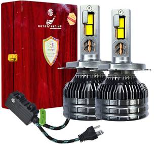 Moto Genius Super Bright 400w LED Headlight Conversion Kit (H4) Oprating voltege (12-80 V) Headlight Car, Motorbike LED (32 V, 400 W)