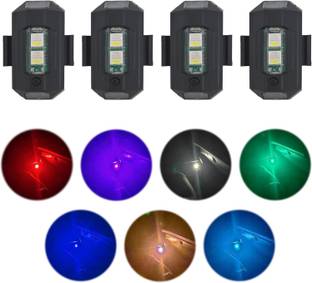 NSV Bicycle Flashing Taillights 7 Color Bike Drones Aircraft Light Tail Light Motorbike, Car, Truck, Van LED (3.7 V, 5 W)