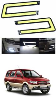 PRTEK U Shape COB LED DRL Light White 6000K High Power Brighter Bumper DRL Lights R_40 Headlight Car LED (12 V, 60 W)