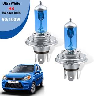 AUTO PEARL H4 Halogen Headlight bulb 90/100W 5000K Ultra White Low/High Beam Bulb (F44) Headlight Car, Truck, Van Halogen for Maruti Suzuki (12 V, 100 W)