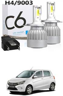 PRTEK C6 Car LED Headlight Bulbs Conversion Kit H4 3800LM 6000K 36W COB_H163 Headlight Motorbike, Car LED (12 V, 65 W)