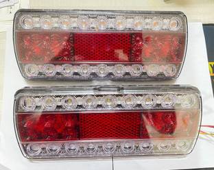 Auto MT Universal Trucks LED Tail Lights Assembly 12V 2PC/set for Eicher Canter Trucks Parking Light Truck, Truck LED (12 V, 24 W)