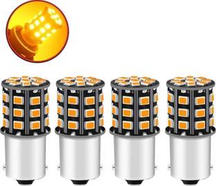AutoPowerz ORANGE 33 SMD 4 PCS BULB Indicator Light Motorbike LED (12 V, 12 W)