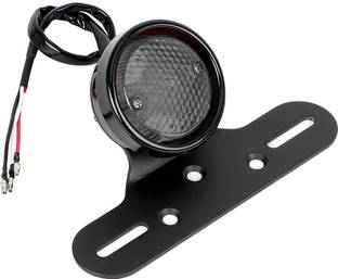 Vagary Motorcycle LED Tail Light Turn Signal Brake License Plate Light Brake Light Motorbike LED for Yamaha, Royal Enfield, Harley Davidson, Suzuki, BMW, Honda, Kawasaki (12 V, 40 W)