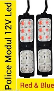 StrawHat Front, Rear, Side LED Indicator Light for Universal For Car, Universal For Bike 6 Series