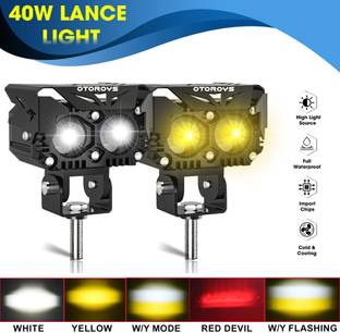 Otoroys 2 Auxiliary Spot Lights 40W Projector Fog Lamp Car, Motorbike LED (12 V, 40 W)