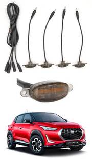RKPSP 4 LED Front Grill Led Lights Amber Lights DRL For Magnite-Nissan-2021 Parking Light Car, Van LED for Nissan (12 V, 12 W)