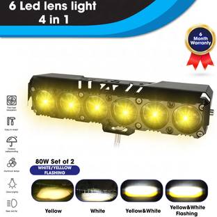 Otoroys 6 LED Future Eye 5 in 1 Powerful 40W Fog Light With Devil Eye Fog Lamp Car, Motorbike, Truck LED (12 V, 40 W)