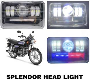 Anaisha Enterprises Led fog light lens headlight light for splendor plus,pro Tail Light Motorbike LED for Hero (12 V, 30 W)