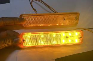 Auto MT MAHINDRA Thar LED Side Fender Indicators Indicators wiD LED Indicators Indicator Light Car LED for Mahindra (12 V, 24 W)