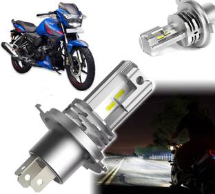 AUTO PEARL H4 HS1 Bulbs Hi-Lo Beam, 900% Brighter 33000LM, 30000 Hrs for Apache RTR 160 Headlight Motorbike LED for TVS (12 V, 45 W)