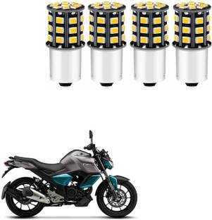 Vagary 36 SMD Amber Color 360° Cross Pin Reflecting LED Indicator Bulbs for TVS Sport Back Up Lamp Motorbike LED for Yamaha (12 V, 15 W)