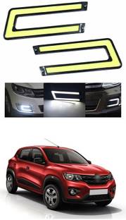 PRTEK U Shape COB LED DRL Light White 6000K Bumper DRL Lights R_195 Headlight Car LED (12 V, 60 W)
