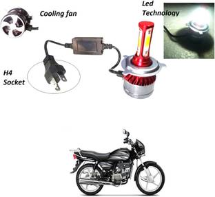 PRTEK H4 FITTING AC/DC 12V-80V 30W low beam-50W high beam Headlight _R144 Headlight Motorbike LED (12 V, 80 W)