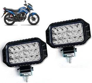 AUTO PEARL 18LED Ultra Bright White light 12V-35W Driving Spot Work Foglight H111 Back Up Lamp Motorbike LED for Honda (12 V, 35 W)