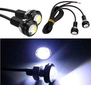 Auto MT WHITE 2PCS-18mm Eagle Eye LED Lights 9W DRL Daytime Running Lights Brake Light Car, Motorbike, Truck, Van LED (12 V, 9 W)