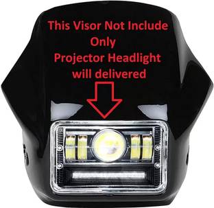 ASRYD Splendor Headlight Projector With LED White Colour Blink Light Good Quality Headlight Motorbike LED for Hero (12 V, 24 W)