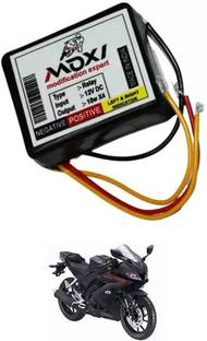 E-Shoppe 16 Different Pattern Flasher Relay for LED& Bulb Indicators For R15 V3 Indicator Light Motorbike LED for Yamaha (12 V, 24 W)