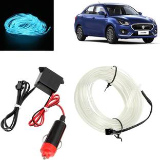 aksmit ICE Blue Car Interior dash Light Ambient Neon Light For Swift Dzire With Adapter_DLIB868 Dash Light Car LED (12 V, 18 W)