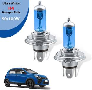 AUTO PEARL H4 Halogen Headlight bulb 90/100W 5000K Ultra White Low/High Beam Bulb (B76) Headlight Car, Truck, Van Halogen for Maruti Suzuki (12 V, 100 W)