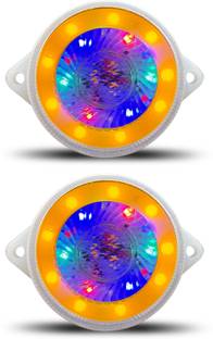 Autonationasia Universal Chakr DRL LED Indicator Light (2pc) 12V for Truck Buses Indicator Light Truck LED (12 V, 65 W)