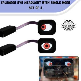 SRPHERE SR5 Headlight Red Devil Eye Light Set of 2 Headlight Motorbike LED Interior Light Motorbike LED (12 V, 5 W)