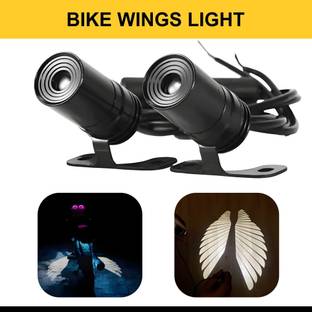 automunk Bike Angel Wing Light White Fog Lamp Motorbike LED (5 V, 12 W)