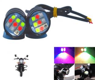 Autoinnovation Waterproof Original 12V LED Strobe Flash Warning Brake Lights-L1_308 Indicator Light Motorbike LED for Bajaj (12 V, 18 W)