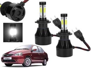 AUTO PEARL 4-Side H7 LED Bulb for Car 80W-12V 3500LM 6000K wide ultra bright light_A72 Headlight Car LED for Tata (12 V, 80 W)