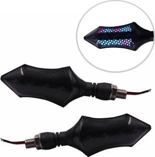 ASRYD Motorcycle Universal Indicator RGB+YELLOW LED Indicator Good Quality Indicator Light Motorbike LED (12 V, 5 W)