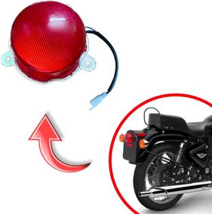 Y retail Bullet Tail Light Break Light Assembly Without Bulb for Royal Enfield Classic Tail Light Motorbike Halogen for Royal Enfield (12 V, 5 W)