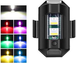 insignia decor Strobe Light for All bike Cycles safety light 7 Colors 41 Modes LED Aircraft Brake Light Car, Motorbike, Truck, Van LED (5 V, 1 W)