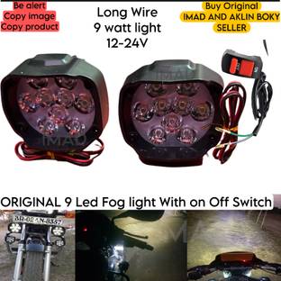 imad 9 LED Fog Light Headlight Motorbike LED (12 V, 15 W)