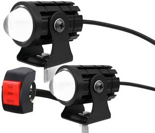 SMARTER RIDE Original DC Power Mini Gun Driving Fog Light for Bajaj Pulsar NS 200 Headlight Motorbike LED for Bajaj (12 V, 18 W)
