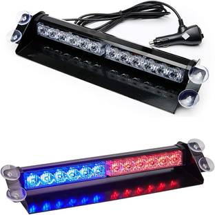 Edylinn LED Car Dashboard Strobe Flasher Police Light 3 Modes For All Cars Interior Light Car LED (12 V, 35 W)