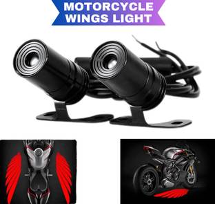 Autozap Bike Angel Wing Light Red Back Up Lamp Motorbike LED (12 V, 6 W)