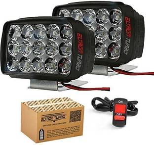 ELTRON TURBO 15 LED Fog Light Lamp Waterproof with free switch Fog Lamp Motorbike, Car LED (12 V, 100 W)