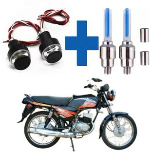 E-Shoppe Bike Handle Light And Flashing Magic Tyre Wheel Light For Samurai Indicator Light Motorbike LED for Suzuki (12 V, 24 W)
