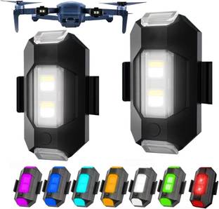 Campark Drone Strobe Lights, Anti-Collision Strobe Lighting RGB LED Lights License Plate Light Motorbike, Car LED (6 V, 12 W)