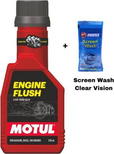 MOTUL MTCD-009 Engine Flush for Car & SUV With Car Screen Wash Engine Flush Oil Flush and Treatment