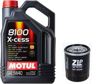 MOTUL 8100 XCESS-5W-40 & Oil Filter Combo for Maruti Swift Dzire (PETROL) Full-Synthetic Engine Oil