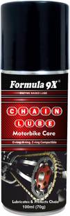 Formula 9x Chain Lube - 100ml (70g) | Premium Quality Spray Chain Lube - 100ml High Quality Chain Oil