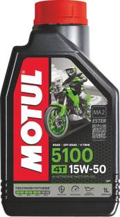 MOTUL 5100 4T15W-50 Technosynthese Synthetic Blend Engine Oil