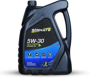 Signate 5W30 API SN Plus Fully Synthetic Engine Oil for Petrol, Diesel & CNG Cars High Performance Engine Oil